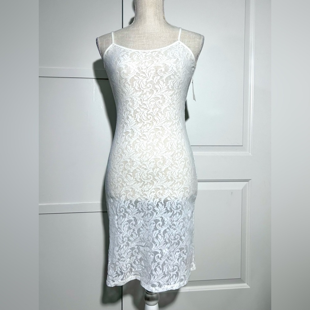 Calvin Klein Lingerie Dress - Delicate White Lace